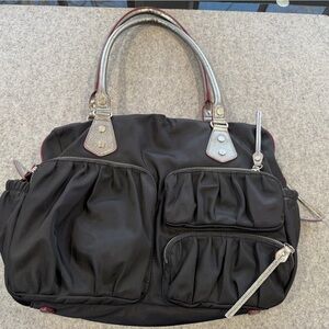 MZ Wallace Kate Shoulder Bag or Diaper Bag in Black